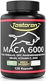 Tostoron MACA 6000 hochdosiert - hol dir den TOSTORON HAMMER direkt nach Hause! 120...